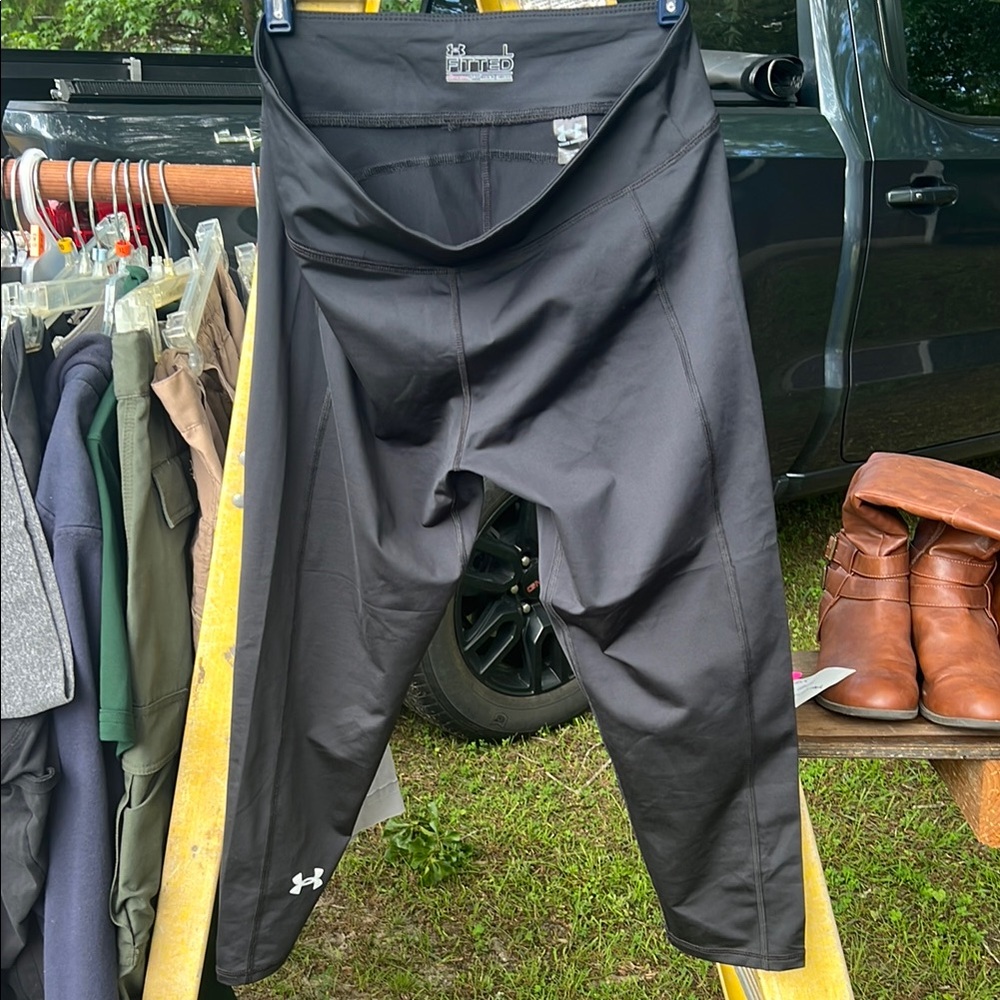 Under Armour Jet Black Athletic Leggings